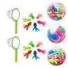 Bath Toys 2 Sets Soft Rubber Goldfish Suit Animal Toy Children Fishing Miniature Artificial Decor Tpr Ornament Cartoon Underwater d240507