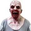 Zapasy imprezy maska ​​zombie przerażające rekwizyty Halloween Straszne realistyczne twarz dla dorosłych kostium Cosplay Horror zainfekowane