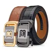 Ceintures HCDW ceinture pour hommes en cuir authentique en cuir automatique pantalon homme social noir brun de golf