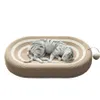 猫のベッド家具快適な屋内猫マットかわいい呼吸習慣軽量猫スクレーパー家庭用小動物段ボールD240508