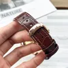 Menwatch Luxury Watch Mouvement mécanique automatique montre 42 mm Hardlex Glass Moon Phase Chronograph Watch en acier inoxydable Calfskin Strip Montre de Luxe