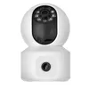R11 듀얼 렌즈 듀얼 비디오 WiFi 4MP 최소 PTZ 카메라 스마트 카메라 ICSEE 앱 보안 카메라 시스템 무선 실내