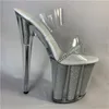 RNCKSI SLIPPERS SUPER HIGHLED SUPERDO RNCKSI com uma broca no dedo do pé da plataforma de sapatos modelo Sapatos de dança Tamanho 34-46