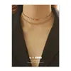 Color zircon necklace bracelet female Korean designer ins net red fashion color diamond necklace new hand ornament