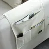 Storage Bags Useful Bedside Bag Organizer Bed Desk With 4 Pockets Cotton Armrest Pouch Space Saving Home Supplies