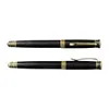 Penna in legno di lusso Penna nera Ebano Penne Stationery Office Forniture Penne Inchiostro 240507