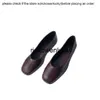 The Row Pure Original The * Row Nieuwe Style Cowhide Casual Flat Single Shoes Soft Leather Granda Shoes Ballet Shoes Women Fe9a