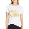 Dames Polos A Magic Quote T-shirt Shirts Grafische T-stukken T-shirts met korte mouwen Koreaanse mode T-shirts voor vrouwen katoen