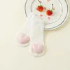 Kinder Socken 1 Paar Sommerbaby Socken niedliche Cartoon Tier Blumenpuppe Socke für Kleinkindjungen Mädchen dünne atmungsaktiv