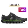 0n Cloud X Running Federer Novo choque leve absorvendo tênis masculino Mulheres trepadeiras de treinamento Sneas