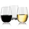 4pc set paramparça geçirmez plastik şarap bardağı kırılmaz pctg kırmızı şarap bardak gözlükleri fincan yeniden kullanılabilir şeffaf meyve suyu bira fincanı y20010 2390