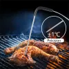 Grigluppo termometro per alimenti per carne wireless con griglie con sensore di cottura per forno grill bbq bistecca di tacchino cucina cucina intelligente strumento