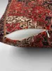 Oreiller Heriz antique vintage boho persan tapis imprimement jet jet de décoration