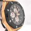 Designer Audemar Pigue Watch Royal Oak Apf Factory Offshore Automático 44mm 18krose 26401.ro.oo.a002.ca.01