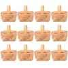 Bouteilles de rangement 12 PCS Panier tissé Panier à la maison décorations décorations en vrac en vrac de bois minimots portables artisanat meubles pour enfants