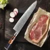 9 Inch Damascus Chef Knife Pro sharp Kitchen Knife Japanese VG10 Steel Cooking Knife Full-Tang Japanese Style Chef Knife