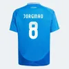 2024 Euro Cup Soccer Trikots Nationalmannschaft Baggio 24 25 Jersey Verratti Chiesa Vintage Jorginho Football Shirt Barella Maldini Kids Kit Home and Away Player