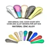 Regenboog sigaretten tabakspijpen metaal magne zink legering handle lepel magnetische diameter rookpijp 8 kleuren fy3657 1128 0508