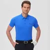 T-shirts voor heren TTIMES NIEUWE MANNEN TOPPEN KORTE SLVE T-shirt zomer stretch ademend polo shirt sport jersey business t-shirt y240506