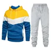 Suisses de survêtement masculines Ensemble de survêtement Joggers masculins à capuche à capuche Hoodie Pant 2 pièces Sets Hip Hop Sports Tissu Suit S-3XL2024