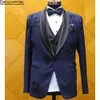 Royal Blue Blazers Men Suit