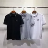 Men Polo Shirt Designer Polo Modna czteroporodowana gwiazda z okrągłym wzorem haftu luksusowe ubranie uliczne koszule polo