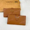 デザインの豪華な最高品質のトーゴウォレットデザイナー財布ファッションファッションカウハイドレディウーマンのための本革の財布カムダストバッグとボックス5123