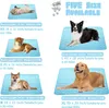 Hundekühlungsmatte Ice Seide Haustier Selbstkühlungsmatte Sommerwaschbare Matte Hunde Matte Atmungsbare Haustiermatte 240506
