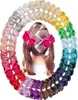 40 piezas de 45 pulgadas Glitter Grosgrain Cink Bown Bows Chain Bows Cernaligator CLIPS PARA GIRAS PITOS HIJOS Niños Fashion Hair Accessor3764613