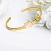 Bracelets de charme Cus nomes árabe pulseiras para mulheres personalizadas aço inoxidável nomes de pulseira pulseira de bff jewelry pulseras mujer moda 2023