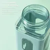 Bouteilles d'eau kawaii bouteille pastel 700 ml shaker avec autocollant mignon de lait de thé en plastique mignon boisson portable pour fille et enfant