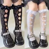 الجوارب الجوارب الجمالية جورب جورب لفتاة Sweeet Princess Bowknot Style Fishnet Calf Sock للأطفال