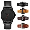 Homens de luxo famosos relógios de 40mm de qualidade, homens relógios de couro rosa -ouro manual de moda de moda quartzo watches7525975