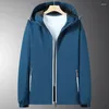 Men's Trench Coats 2024 Brand Jacket Anti Leg Shortage Water Elastic Sports Windbreaker Female Spring Autumn Thin Coat