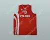 CUSTOM NAY Mens Youth/Kids MARCIN GORTAT 13 POLAND BASKETBALL JERSEY WITH PATCH TOP Stitched S-6XL