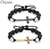 Ckysee Macrame intrecciato a mano BCK VE Stone Bracciale Bracciale Bracciale Bracciale per donne e Men18160021