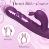 Andere Gesundheit Schönheitsgegenstände mächtiger Schubkaninchen -Vibrator weiblicher Klitoris Stimulator G Spot Massager 2 in 1 Dildo SHOP Erwachsenen Waren für Frauen Y240503