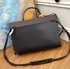 Designer Men Dames aktetas, gedrukte handtas, klassieke zakelijke tas, stijlvolle messengerzak, informele crossbody tas, veelzijdige schoudertas, werktas, buitenzak, laptoptas