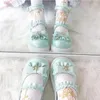 Dress Shoes Cute Lolitas Low Heel Flats Round Toe Lolita Girl's Kawaii Women Shoe Harajuku Cosplay Goth Student Bow