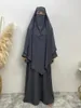 Vêtements ethniques Siskakia Dubaï Turc Turk Turan Solide Femmes musulmanes Khimar Enveloppement Malaisie Châles Craquins marocains Hijabs 15 Couleurs Eid 2024