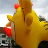 8mh (26 pieds) poulet gonflable gonflables poulet poule poule gonflable à dinde avec soufflant et bande pour la ville