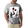 Herren Polos Dark Fairy Skull Garden (rote Rosen) T-Shirt übergroß