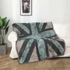 Decken Vintage Old UK Flagge Union Jack Designer Sofa Cover Stuhl werfen Decken Wandteppiche