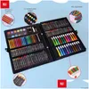 Schildervoorraden 150 stks Kids Art Set Kinderen Ding Artist Color Pen Crayon Oil Pastel Board Tool Stationery 240318 Drop Delivery Home OTGVL