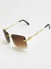 Factory Direct Retro Rimless Hommes Shades Femmes Sungasse Sungasse Sun Sun Accessoires pour conduite d'été 5K573878198