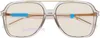 Luxury Yoisill Designer Men Femmes Polaris Sungasses Sungasses Classic Brand Eyeglass Brown Light Light Yellow 007810