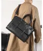 Briefcases Retro Men Leather Shoulder Bags For Korean Style Male Laptop Fashion Men's Side Bag