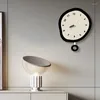 Relógios de parede simples decoração de sala de estar restaurante relógio personalidade de arte assista moderno na moda