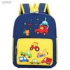 Backpacks New Childrens School Boys and Girls Backpack Childrens Backpack Kindergarten Cartoon Car Childrens Sac à dos 2-6 ans WX