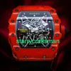 RM Relógios de luxo Mills Mills RM35-02 Rafael Nadal Red Quartz TPT Conjunto RM35 02 FQ Rafa stj6